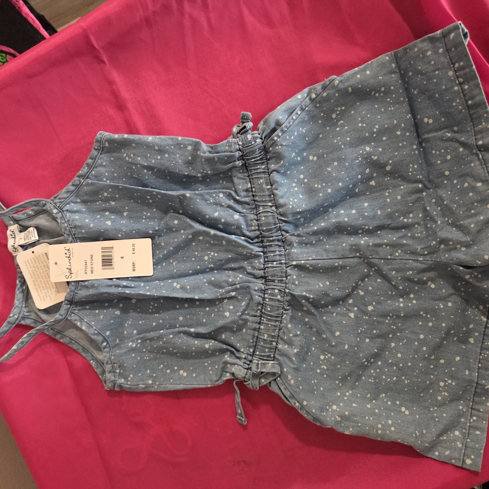 Splendid Blue Starry Kids One Piece